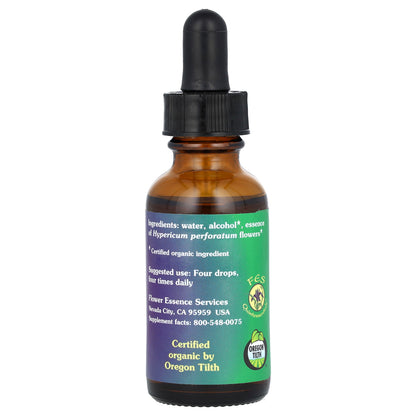 Flower Essence Services, Saint John's Wort, Flower Essence, 1 fl oz (30 ml)