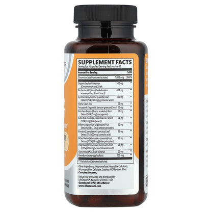 LifeSeasons, Therapeutics, Glucose Stabili-T® With Berberine HCl, 90 Veg Capsules