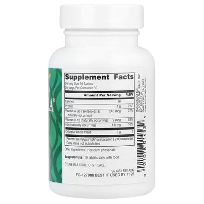 Source Naturals, Yaeyama Chlorella®, 300 Tablets (20 mg per Tablet)