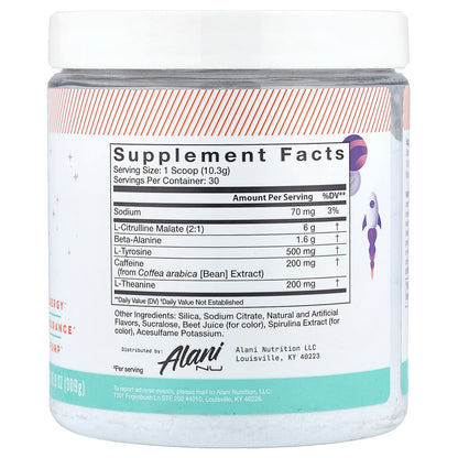 Alani Nu, Pre-Workout, Galaxy Lemonade™, 10.9 oz (309 g)
