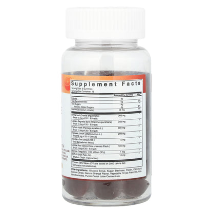 Vitamatic, 15 Days Cleanse Gummies, Natural Orange, 30 Gummies