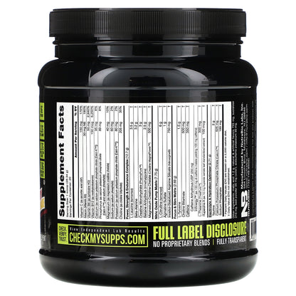 NutraBio, Pre-Workout Performance Igniter, Raspberry Lemonade, 1.25 lb (567 g)