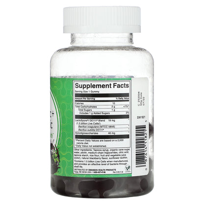 Swanson, Probiotic + Prebiotic, Blackberry, 60 Gummies