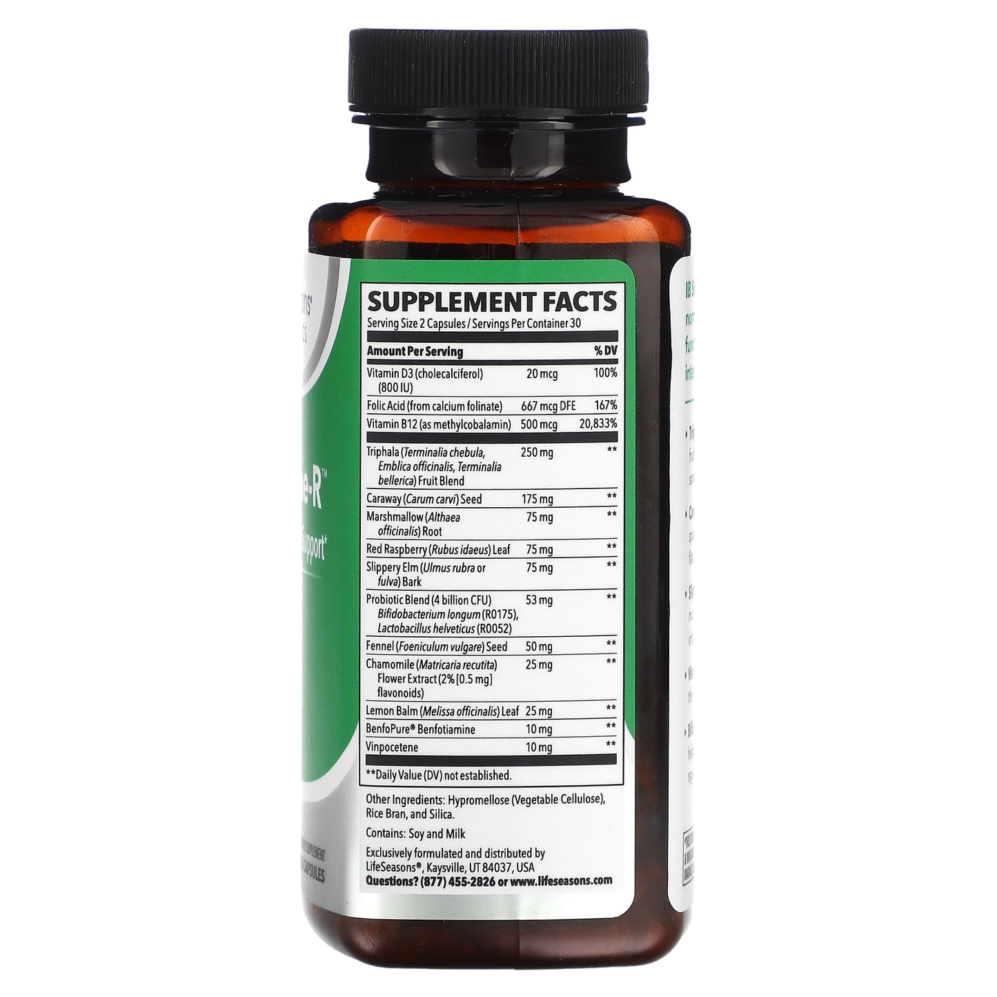 LifeSeasons, IB Soothe-R, 60 Veg Capsules