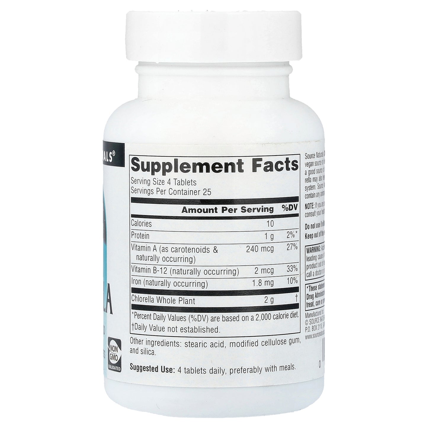 Source Naturals, Chlorella, 500 mg, 100 Tablets