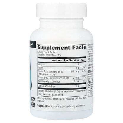 Source Naturals, Chlorella, 500 mg, 100 Tablets