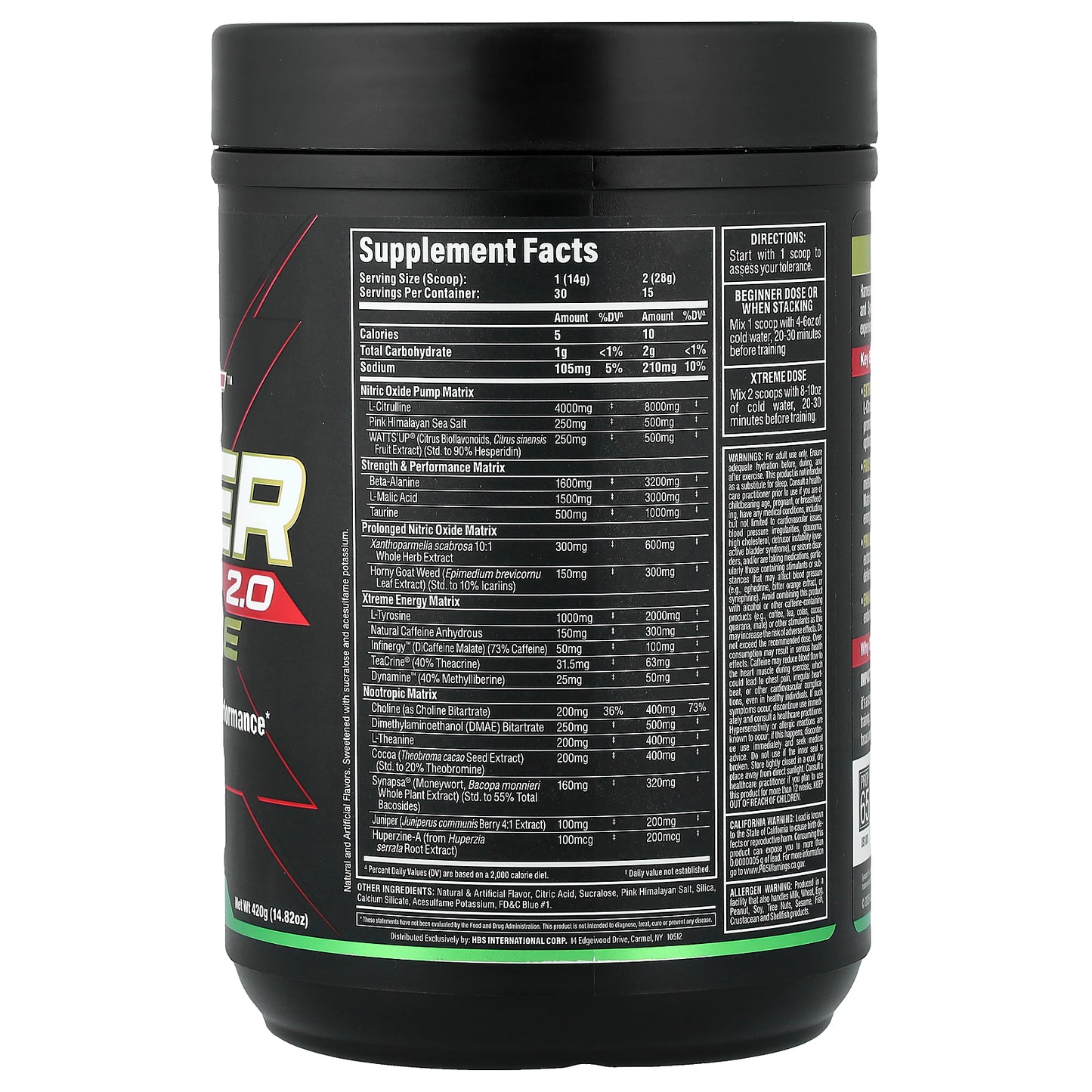 ALLMAX, Impact™ Igniter Xtreme 2.0, Sour Gummy, 14.82 oz (420 g)