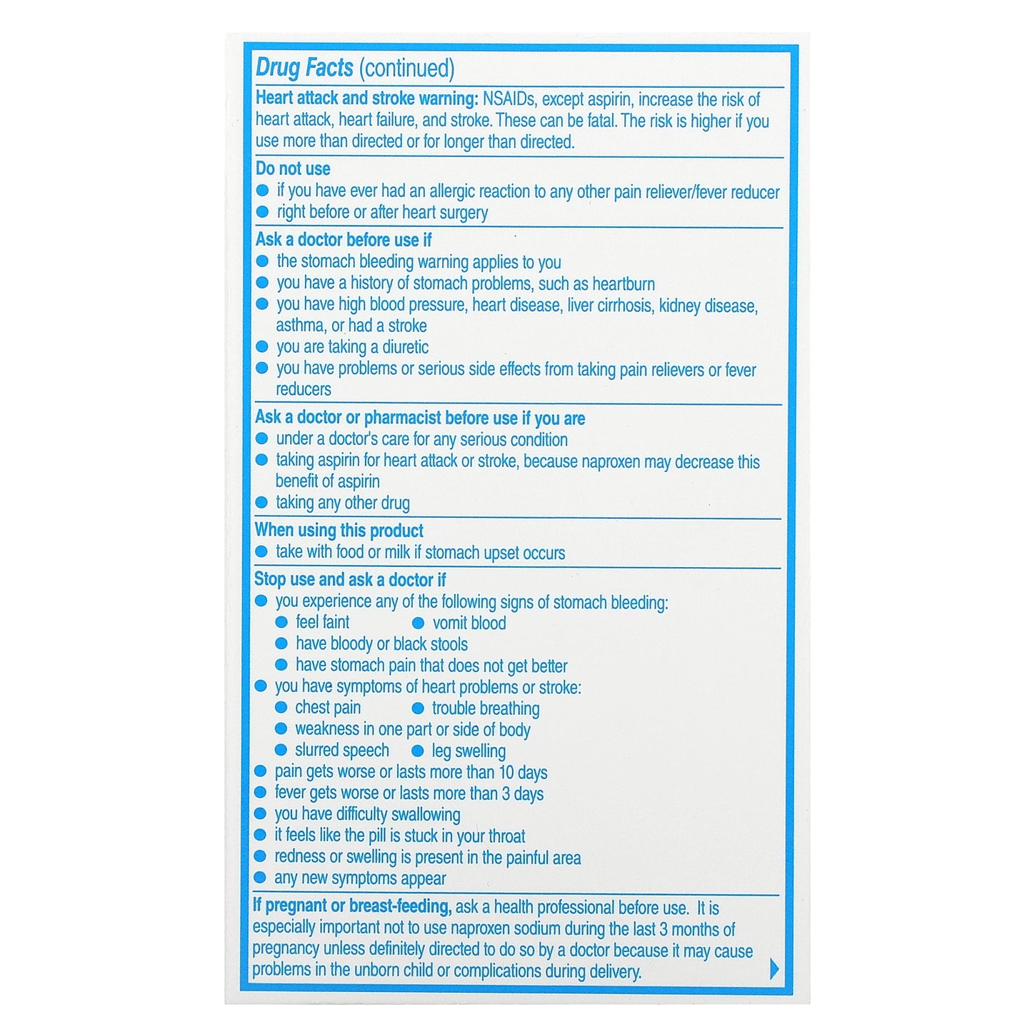 Aleve, Pain Reliever/Fever Reducer, 90 Tablets