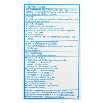 Aleve, Pain Reliever/Fever Reducer, 90 Tablets