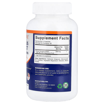 Vitamatic, Tribulus Extract, 180 Vegetable Capsules (666 mg per Capsule)
