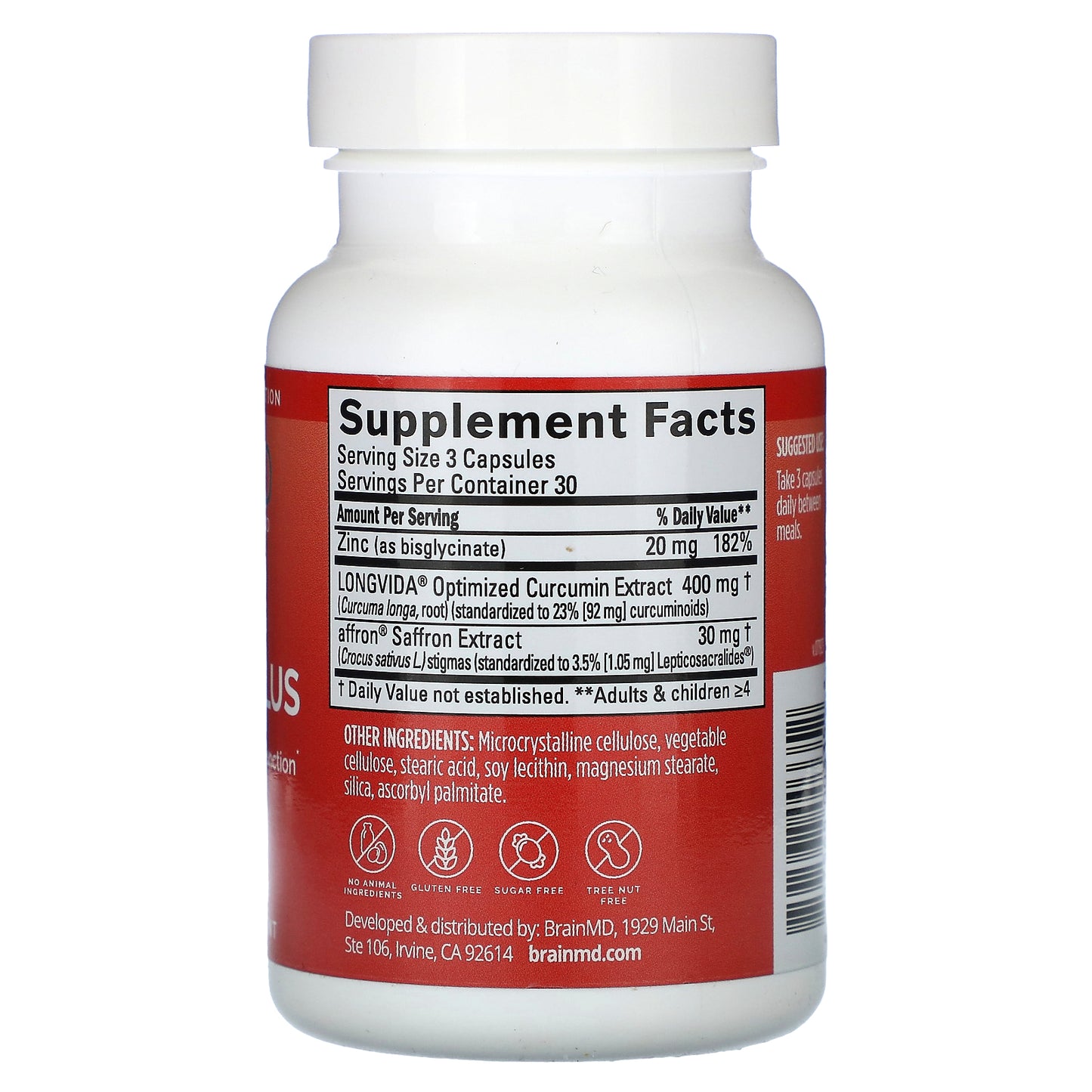 BrainMD, Happy Saffron Plus, 90 Vegan Capsules