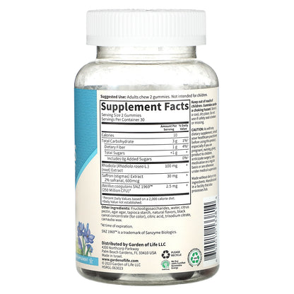 Garden of Life, Herbals, Stress Relief Gummies, Berry, 60 Gummies