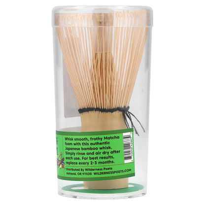 Wilderness Poets, Bamboo Matcha Whisk, 1 Count