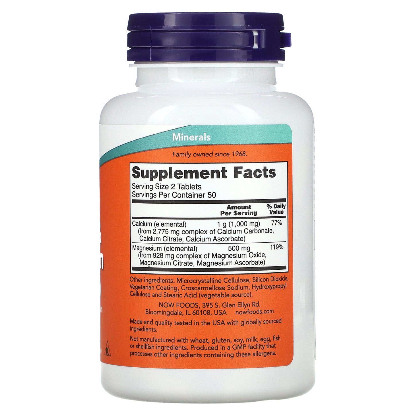 NOW Foods, Calcium & Magnesium, 100 Tablets