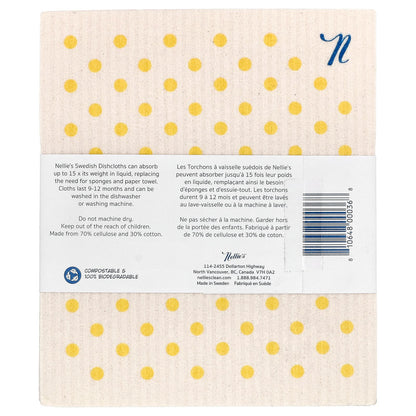 Nellie's, Swedish Dishcloths, 3 Cloths