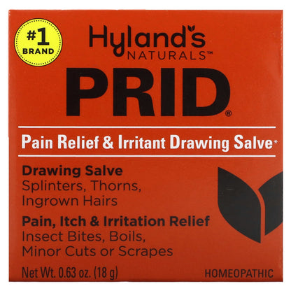 Hyland's Naturals, Prid, Pain Relief & Irritant Drawing Salve, 0.63 oz (18 g)