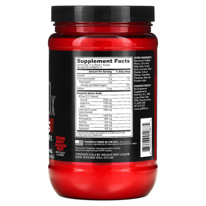 BSN, AminoX, EAAs, Muscle Support & Recovery, Strawberry Dragon Fruit, 13.2 oz (375 g)