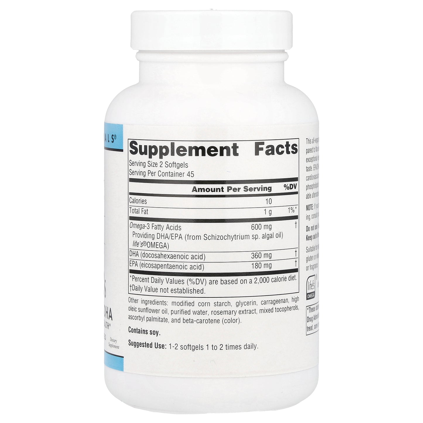 Source Naturals, Vegan Omega-3s, 300 mg , 90 Vegan Softgels