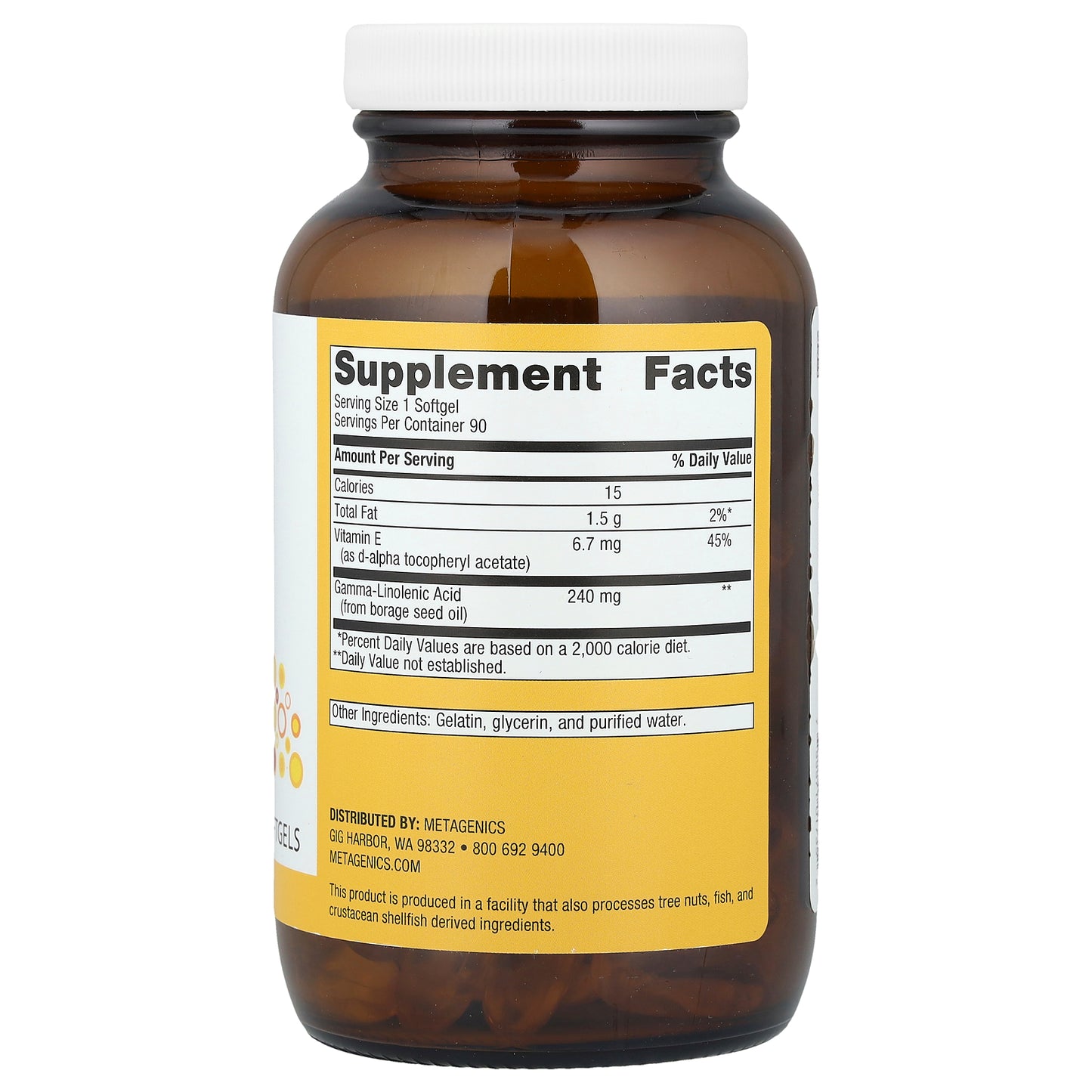 Metagenics, OmegaGenics®, GLA 240, 90 Softgels