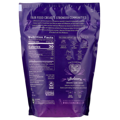 Wholesome Sweeteners, Organic Cane Sugar, 2 lb (907 g)
