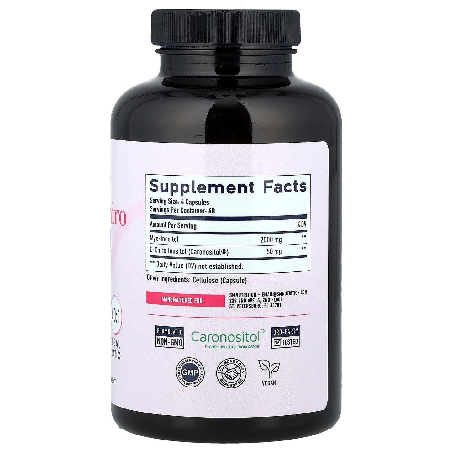 SMNutrition, Myo & D-Chiro Inositol , 240 Capsules