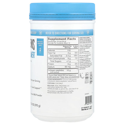 Vital Proteins, Collagen Creamer®, Original, 10.3 oz (293 g)