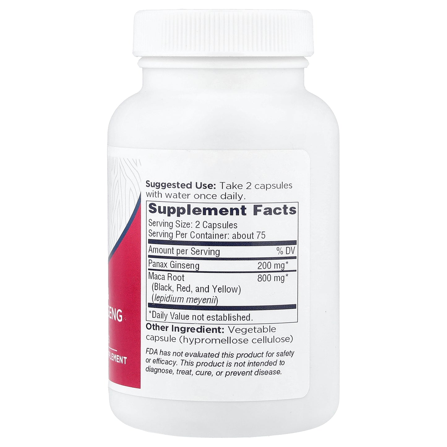 Dairyland Ginseng, Maca & Panax Ginseng, 150 Capsules