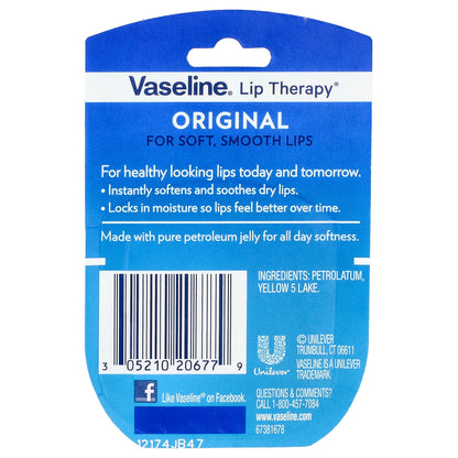 Vaseline, Lip Therapy®, Original, 0.25 oz (7 g)