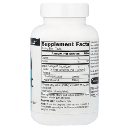 Source Naturals, Hyaluronic Acid, 60 Tablets