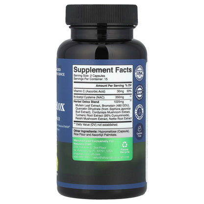 Nature's Craft, Lung Detox, 30 Capsules