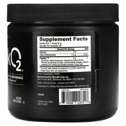 NutraBio, Peak O2, Unflavored, 4.2 oz (120 g)