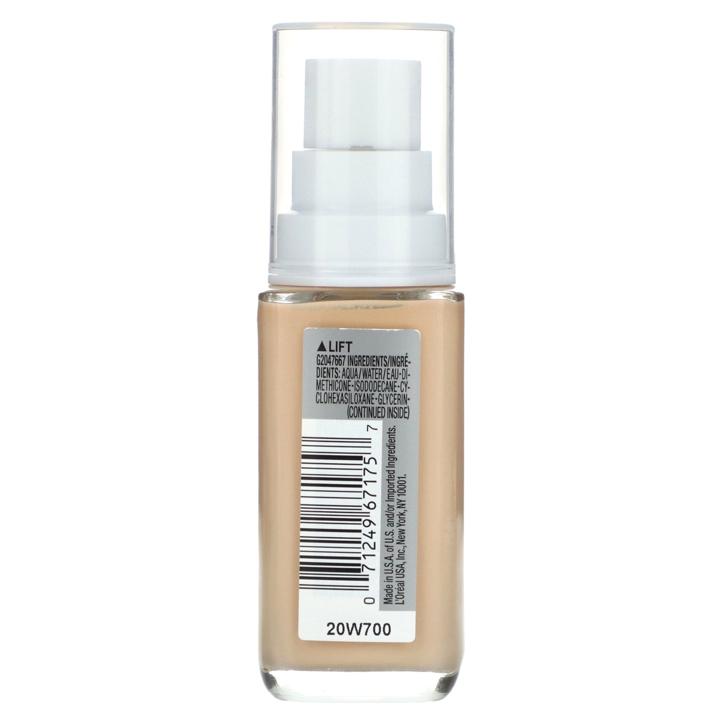 L'Oréal, True Match, Super-Blendable Foundation, W2 Warm Light, 1 fl oz (30 ml)