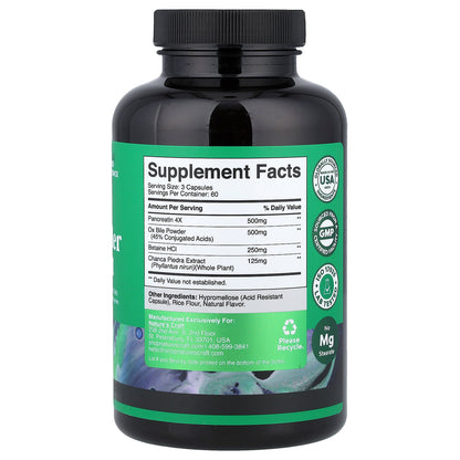 Nature's Craft, Gallbladder Support, 180 Capsules