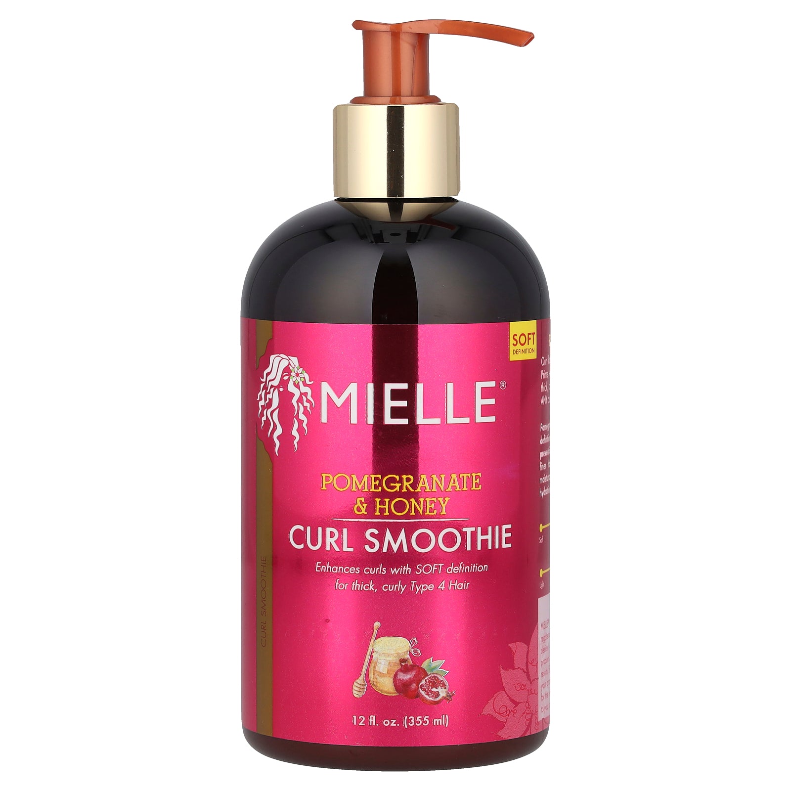 Mielle, Curl Smoothie, Pomegranate & Honey, 12 fl oz (355 ml)