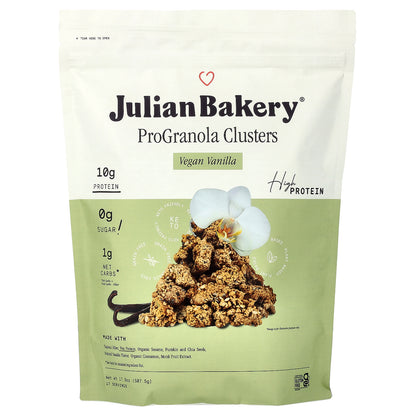 Julian Bakery, ProGranola Clusters, Vegan Vanilla, 17.9 oz (507.5 g)