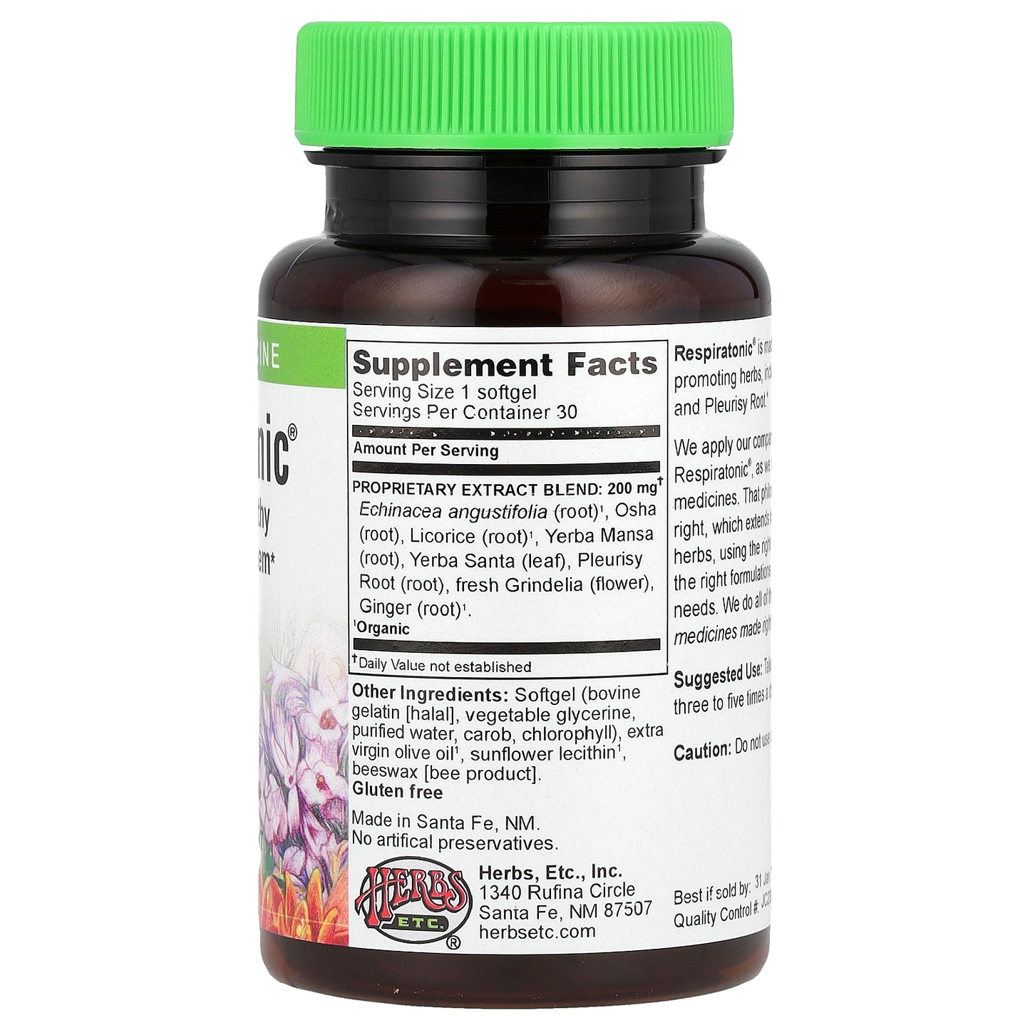 Herbs Etc., Respiratonic®, 30 Softgels