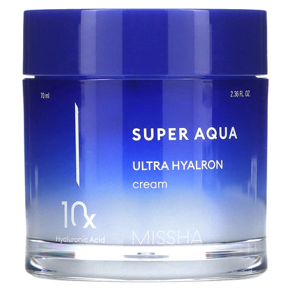 Missha, Super Aqua, Ultra Hyalron Cream, 2.36 fl oz (70 ml)