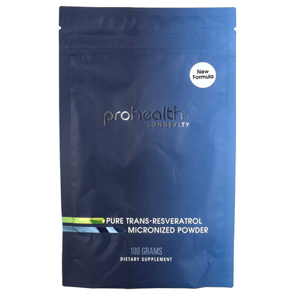 ProHealth Longevity, Pure Trans-Resveratrol Micronized Powder, 100 g