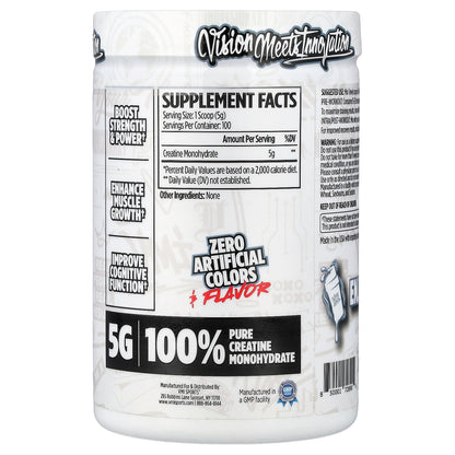 VMI Sports, Creatine Monohydrate, Unflavored, 17.6 oz (500 g)