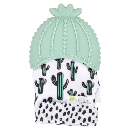 itzy ritzy, Itzy Mitt®, Wearable Silicone Teether, 3+ Months, Cactus, 1 Teether