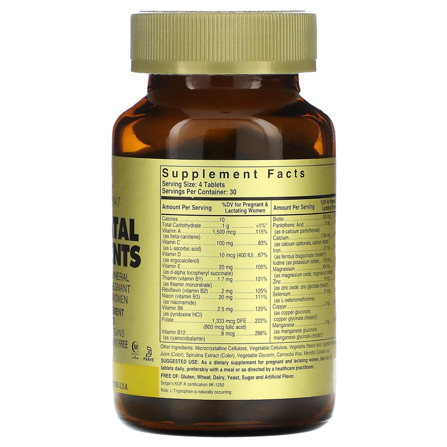 Solgar, Prenatal Nutrients, 120 Tablets