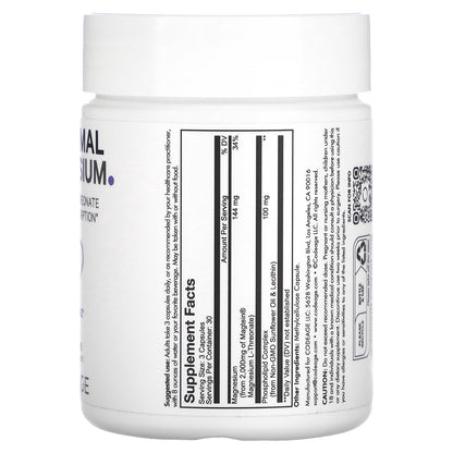 Codeage, Liposomal Magnesium L-Threonate, 90 Capsules