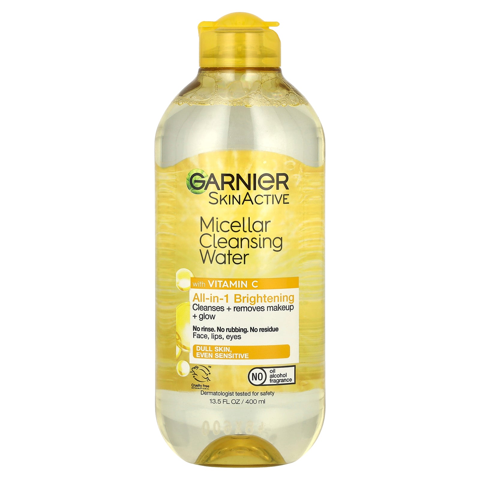 Garnier, SkinActive, Micellar Cleansing Water With Vitamin C, 13.5 fl oz (400 ml)