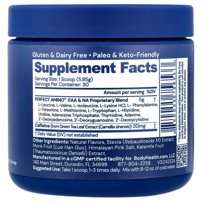 BodyHealth, Perfect Amino™, Mocha, 6.3 oz (178.5 g)