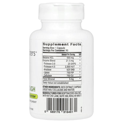 BIOptimizers, HCL Breakthrough, 90 Veggie Caps