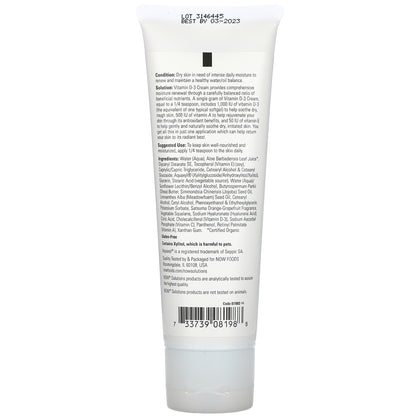 NOW Foods, Vitamin D-3 Cream, 4 fl oz (118 ml)