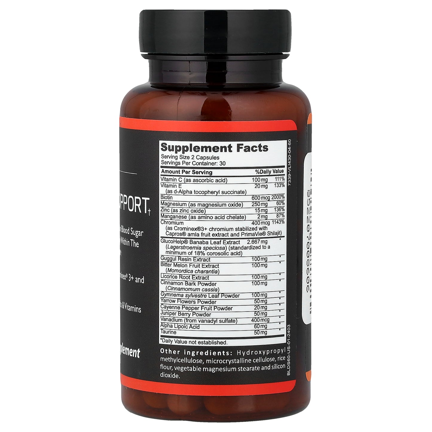 Sunergetic, Blood Sugar Support, 60 Capsules