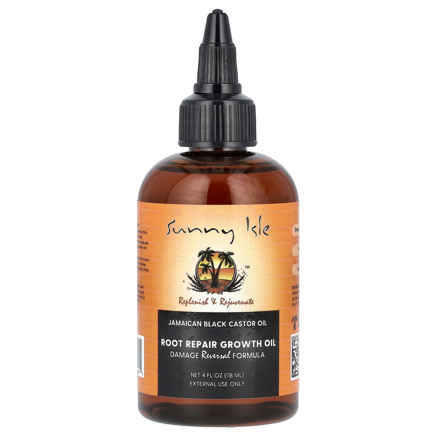 Sunny Isle, Jamaican Black Castor Oil, Root Repair Growth Oil, 4 fl oz (118 ml)
