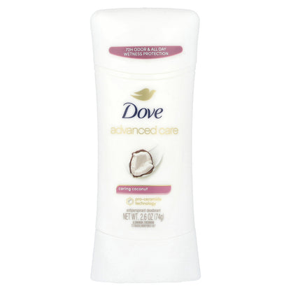 Dove, Advanced Care, Antiperspirant Deodorant, Caring Coconut, 2.6 oz (74 g)