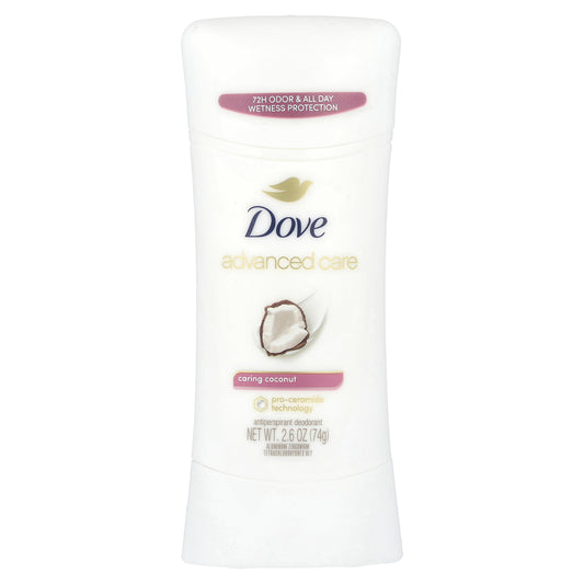 Dove, Advanced Care, Antiperspirant Deodorant, Caring Coconut, 2.6 oz (74 g)